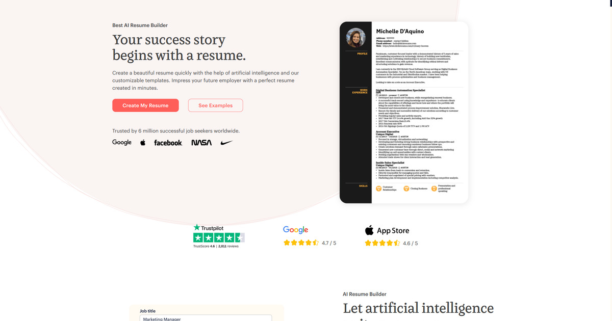 Kickresume