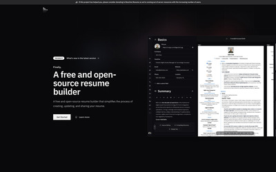 Reactive Resume
